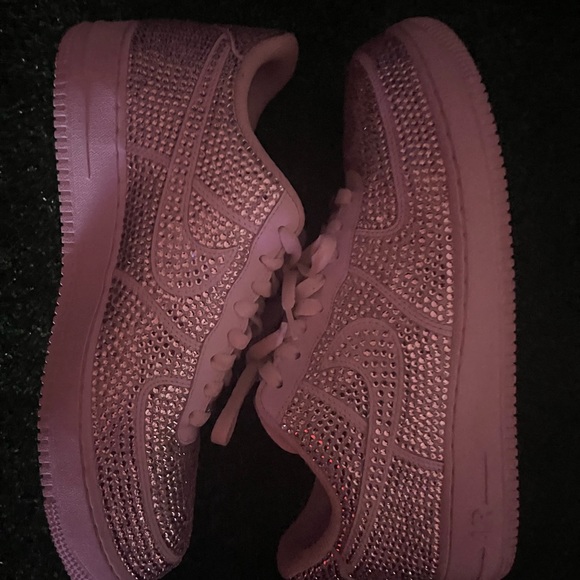 Custom Rhinestone Air Force 1s - Picture 9 of 11